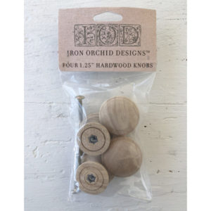 Boutons de meubles en bois 3,2 cm