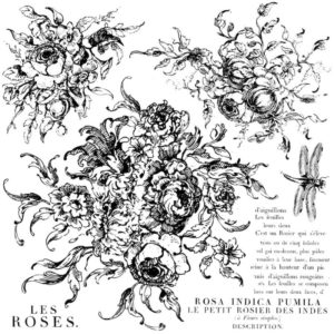 Tampon Rose Toile